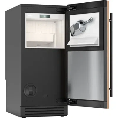 Zephyr 15" Presrv 80 Lb. Daily Production Top Hat Built-in Panel Ready Gourmet Clear Ice Machine