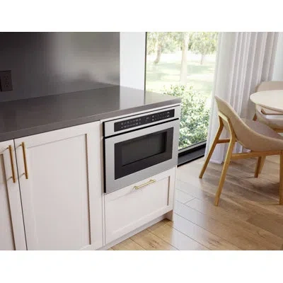 Zephyr 30 In. Built-in Microwave Drawer In Stainless Steel With Sensor Cooking