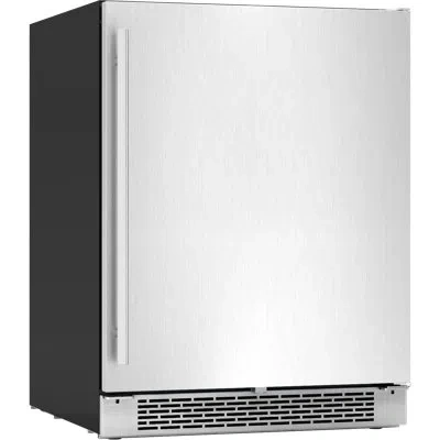 Zephyr Brisas 24 In. 8-bottle And 98-can Single Zone Beverage Cooler In Stainless Steel