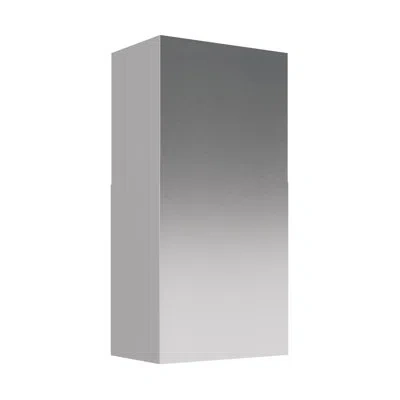 Zephyr Core Duct Cover Extension For Zve In Stainless Steel For Range Hood In Gray