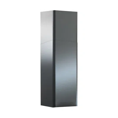 Zephyr Core Range Hood Chimney Extension For 10 Ft. - 12 Ft. Ceilings In Gray