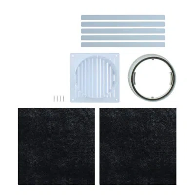 Zephyr Core Recirculating Kit For Ak91 Range Hood In Black