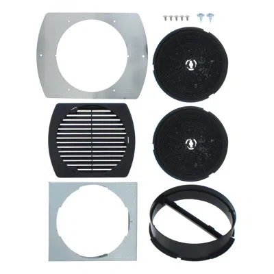Zephyr Core Recirculating Kit For Zva Range Hood In Black