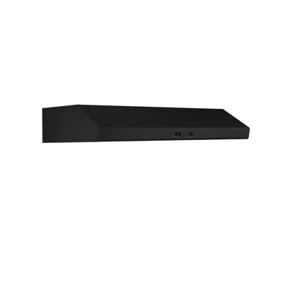 Zephyr Cyclone 36 In. 600 Cfm Under Cabinet Range Hood In Black