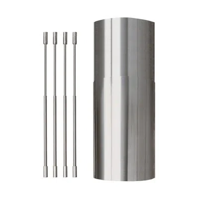 Zephyr Designer 12' Duct Cover Extension In Silver
