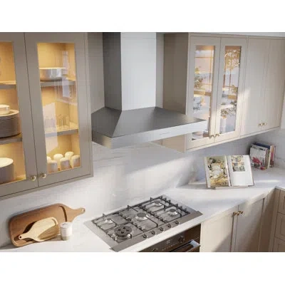 Zephyr Duct Cover Extension For Zam, Zco In For Range Hood In Stainless Steel