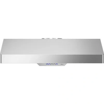 Zephyr Gust Ii 30 In. 600 Cfm Under Cabinet Mount Range Hood With Led Light In Stainless Steel