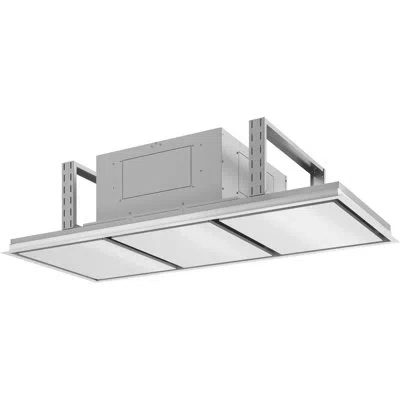 Zephyr Lux 63 In. Island Range Hood With Led Lights In Stainless Steel