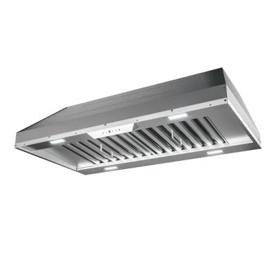 Zephyr Monsoon Ii 1200 Cfm Insert Mount Range Hood With Led Light In Stainless Steel