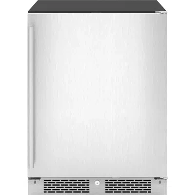 Zephyr Presrv 24" 112 Cans (12 Oz.) Convertible Ada Beverage Refrigerator With Wine Storage In Stainless Steel
