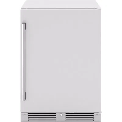 Zephyr Presrv 24" 136 Cans (12 Oz.) Outdoor Rated Convertible Beverage Refrigerator In Stainless Steel