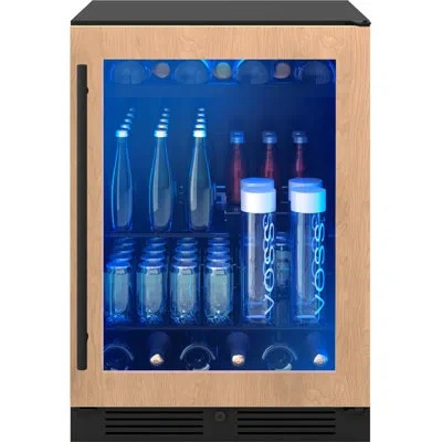 Zephyr Presrv 24" 7-bottle And 108-can Single Zone Panel-ready Beverage Cooler In Panel Ready