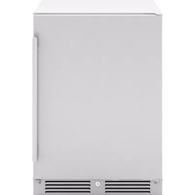 Zephyr Presrv 24" 99-can Single Zone Outdoor Refrigerator In Stainless Steel