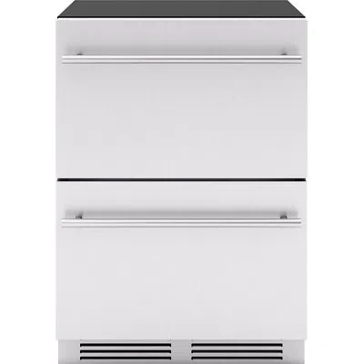 Zephyr Presrv 24" Stainless Steel Built-in Single Zone Refrigerator Drawers