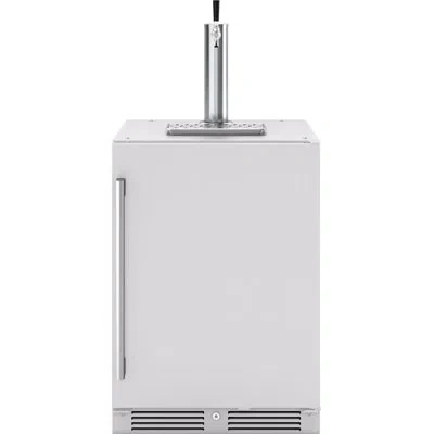 Zephyr Presrv 5.6 Cu. Ft. Convertible Outdoor Beer Kegerator In Stainless Steel With Single Tap And 107-can