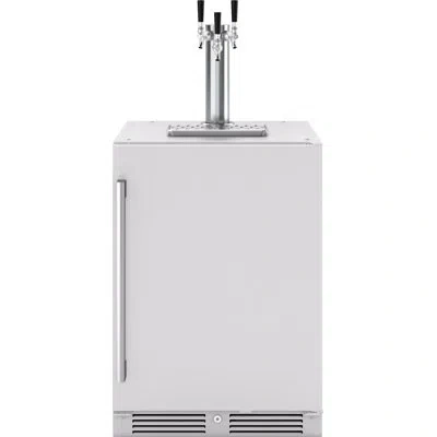 Zephyr Presrv 5.6 Cu. Ft. Convertible Outdoor Beer Kegerator In Stainless Steel With Triple Tap And 107-can