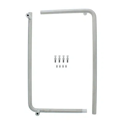 Zephyr Presrv Drink Guard Rail In Stainless Steel For Prkb Kegerators In Silver