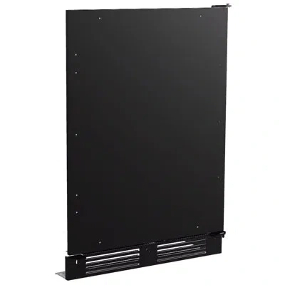 Zephyr Presrv Solid Panel Ready Door Kit With Kickplate In Black