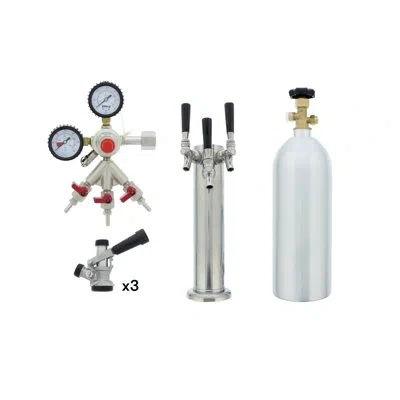 Zephyr Presrv Triple Tap Kit Accessory For Prkb Kegerators