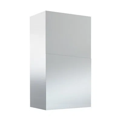 Zephyr Pro Duct Cover Extension For Ak76 In Stainless Steel For Range Hood In Silver