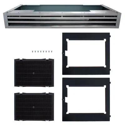 Zephyr Pro Recirculating Kit Range Hood In Stainless Steel