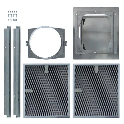 Zephyr Range Hood Non-duct Kit In Black