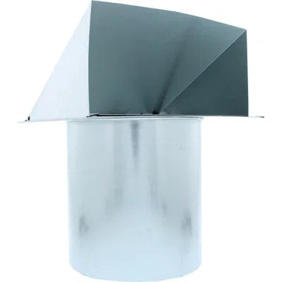 Zephyr Round Exhaust Cap Range Hood Duct Accessory In Silver
