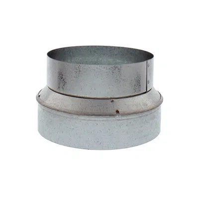 Zephyr Round Reducer Range Hood Duct Accessory In Gray