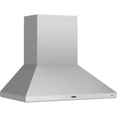 Zephyr Siena 36 In. 1200 Cfm Wall Mount Range Hood With Led Light In Stainless Steel