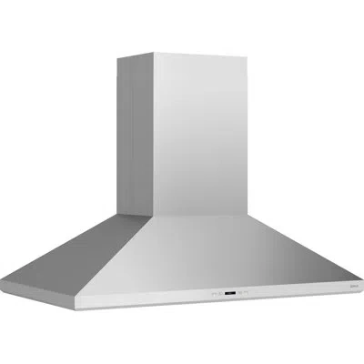 Zephyr Siena Pro 48 In. 1200 Cfm Island Mount Range Hood With Led Lighting In Stainless Steel