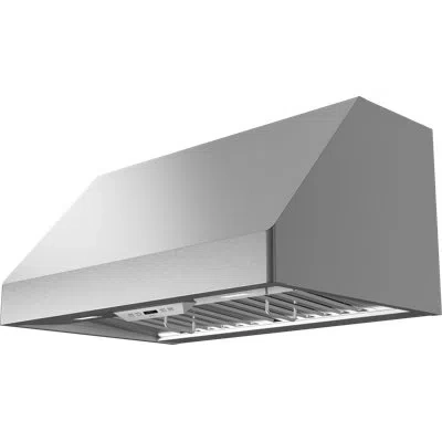 Zephyr Tempest Ii 650 Cfm Wall Mount Range Hood With Led Light In Stainless Steel