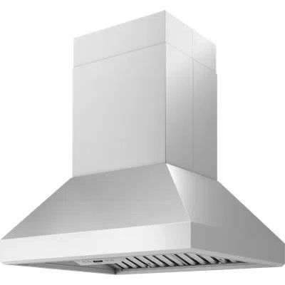 Zephyr Titan 54 In. 750 Cfm Island Mount Range Hood With Truhue In Stainless Steel