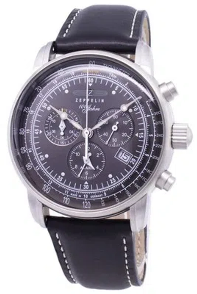 Pre-owned Zeppelin 100 Years Ed.1 Chronograph Tachymeter Telemeter Stopwatch Alarm Watch