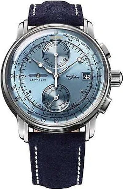 Pre-owned Zeppelin 100years 86704 Men's Watch, Black