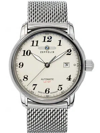 Pre-owned Zeppelin 7656m-5 Graf  Lz127 Automatic Mens Watch 40mm 5atm