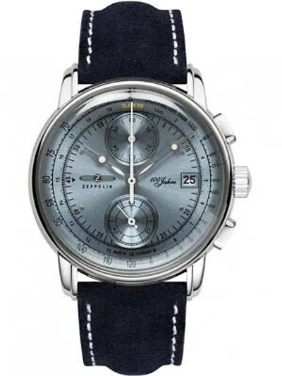Pre-owned Zeppelin 8670-4 Chronograph 100 Jahre  42mm 5atm