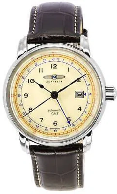 Pre-owned Zeppelin Lz 126 Automatic Dress 76685 Men's Watch