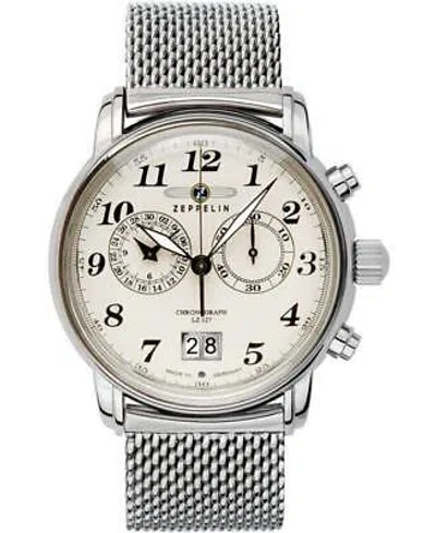 Pre-owned Zeppelin Men Quartz Analog Watch  7684m5