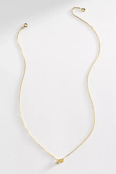 Zepplin The Label Angel Number Necklace In Gold