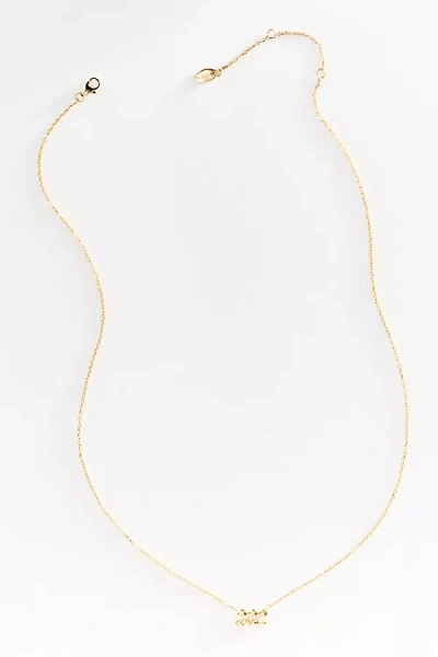 Zepplin The Label Angel Number Necklace In Gold