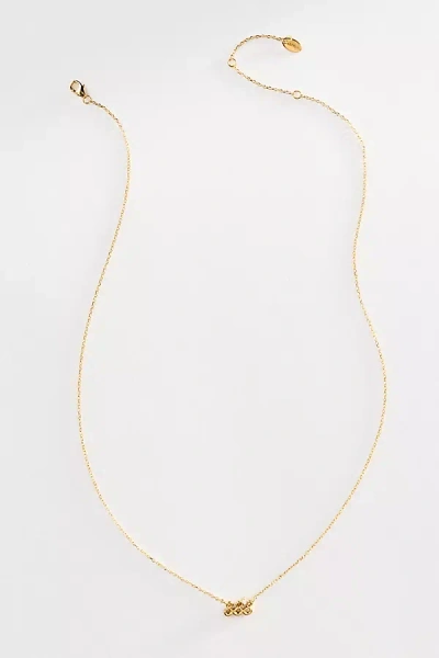 Zepplin The Label Angel Number Necklace In Gold