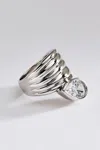 Zepplin The Label Athena Ring In Silver