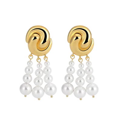 Zepplin The Label Celeste Earrings In Gold