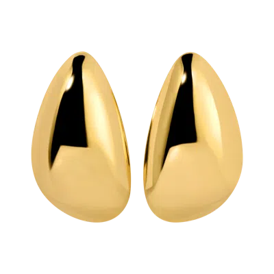 Zepplin The Label Maddy Earrings In Flax Yellow