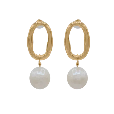 Zepplin The Label Sorrento Earrings In Gold