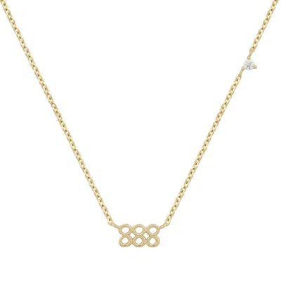 Zepplin The Label Women's Angel Number Eight Eight Eight Necklace-dainty Gold Necklace