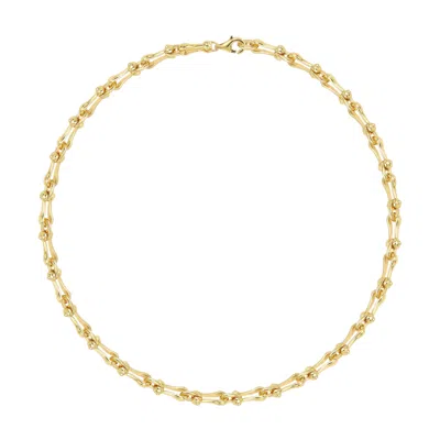 Zepplin The Label Women's Cavallo Necklace - Silver In Gold
