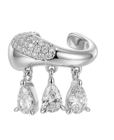 Zepplin The Label Women's Hestia Ear Cuff - Silver In White