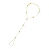 Zepplin The Label Women's Nikki Handchain - Gold Vermeil - Evil Eye Handchain In Gold
