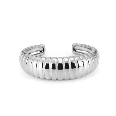 Zepplin The Label Women's Sappho Cuff - Silver In White